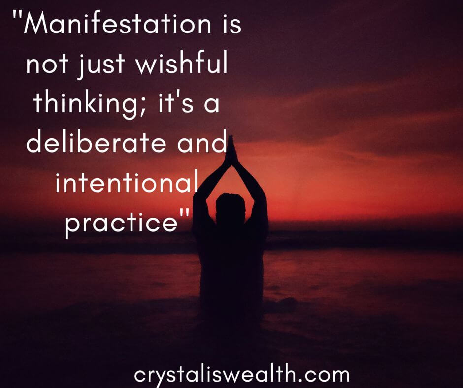 clear intention helps in manifestation