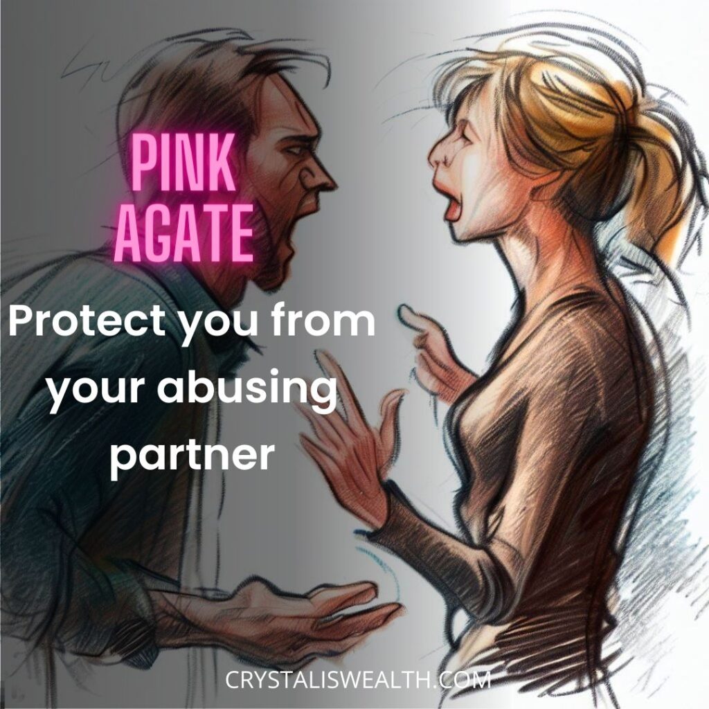 pink agate protects you from abusement