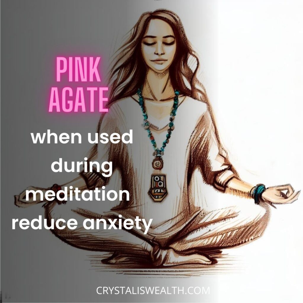 pink agate reduce anxiety