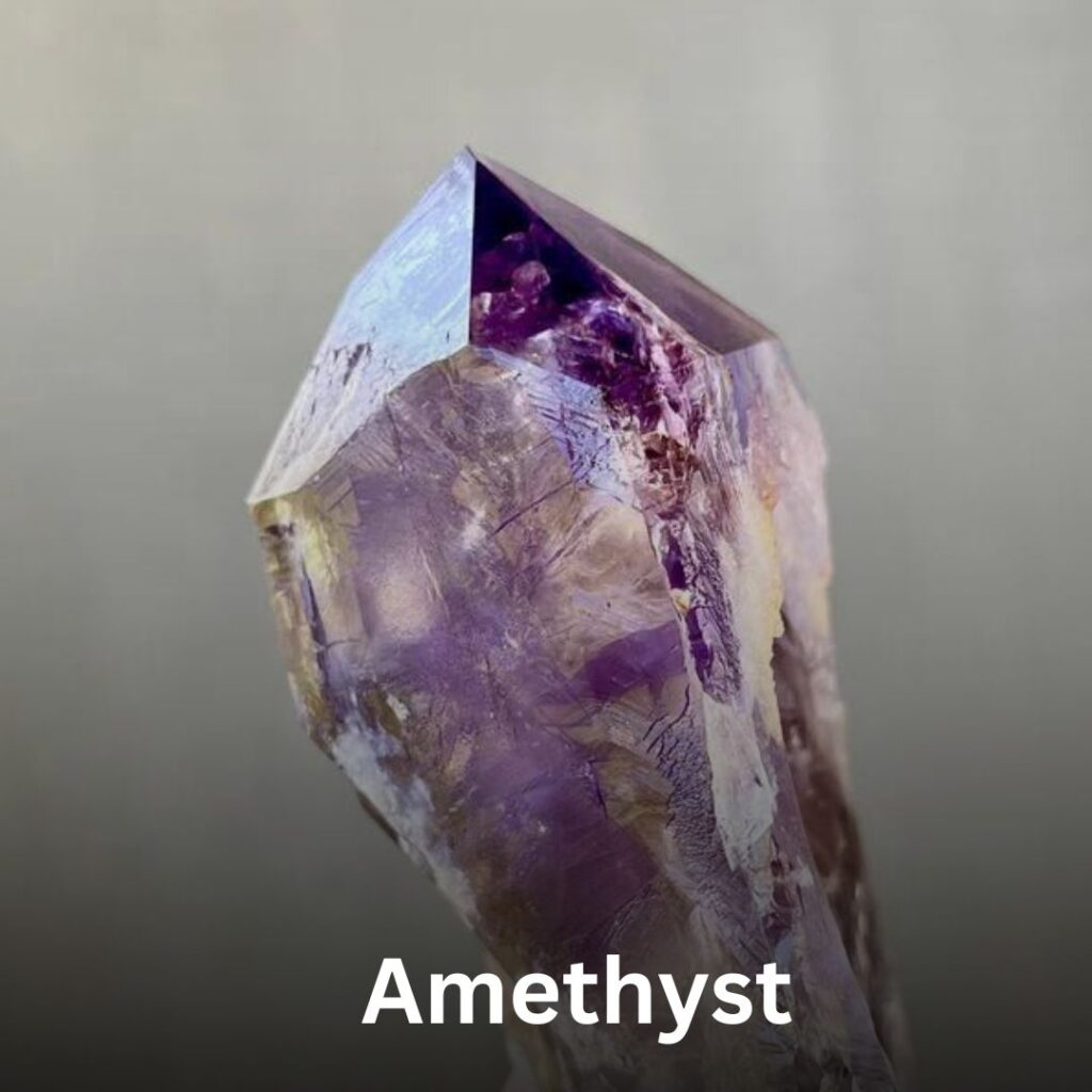 Amethyst's purple hue amplifies one's spiritual connection