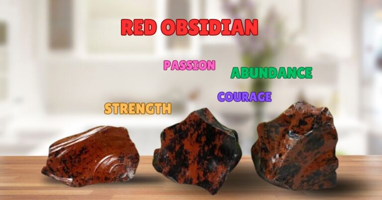 Red Obsidian: Harnessing Courage, Passion, and Psychic Protection
