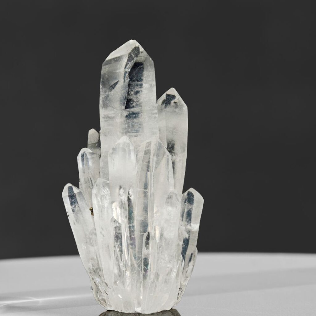 white color crystal quartz